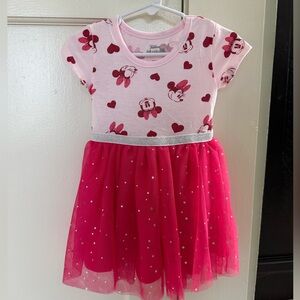 Disney Minnie Mouse Pink Dress Size 18 mths